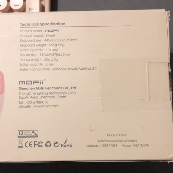 MOFII Wireless Keyboard and Mouse Combo - Picture 10 of 14